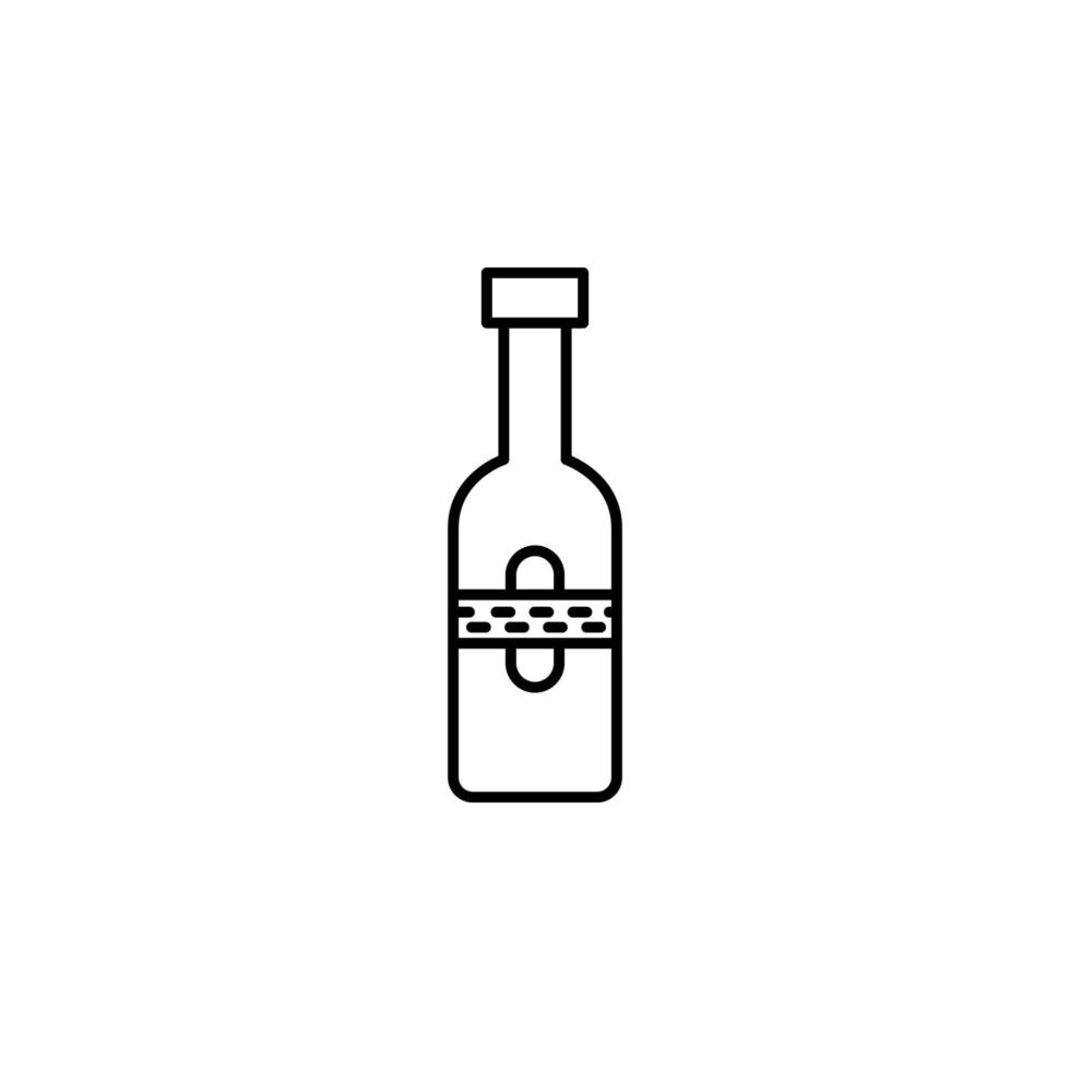 Flasche von Cognac Vektor Symbol