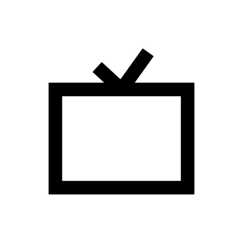 TV-Vektor-Symbol vektor