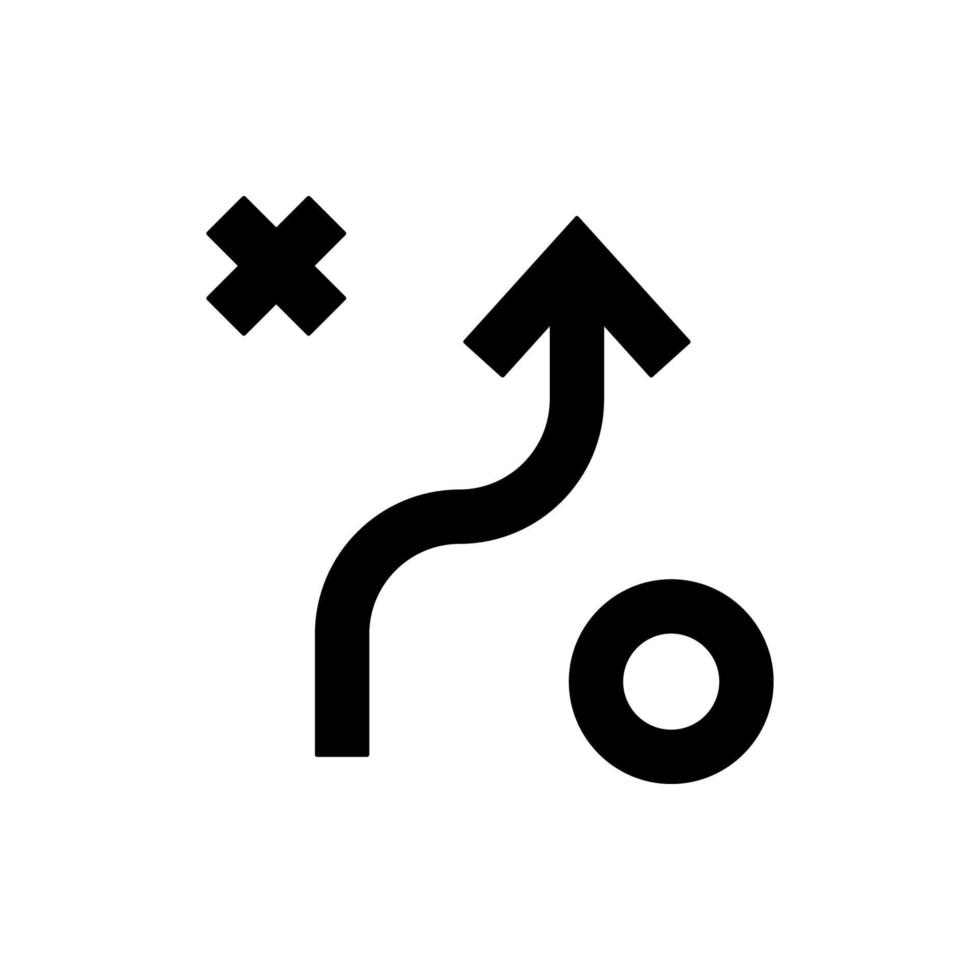 planen von Taktik Vektor Symbol