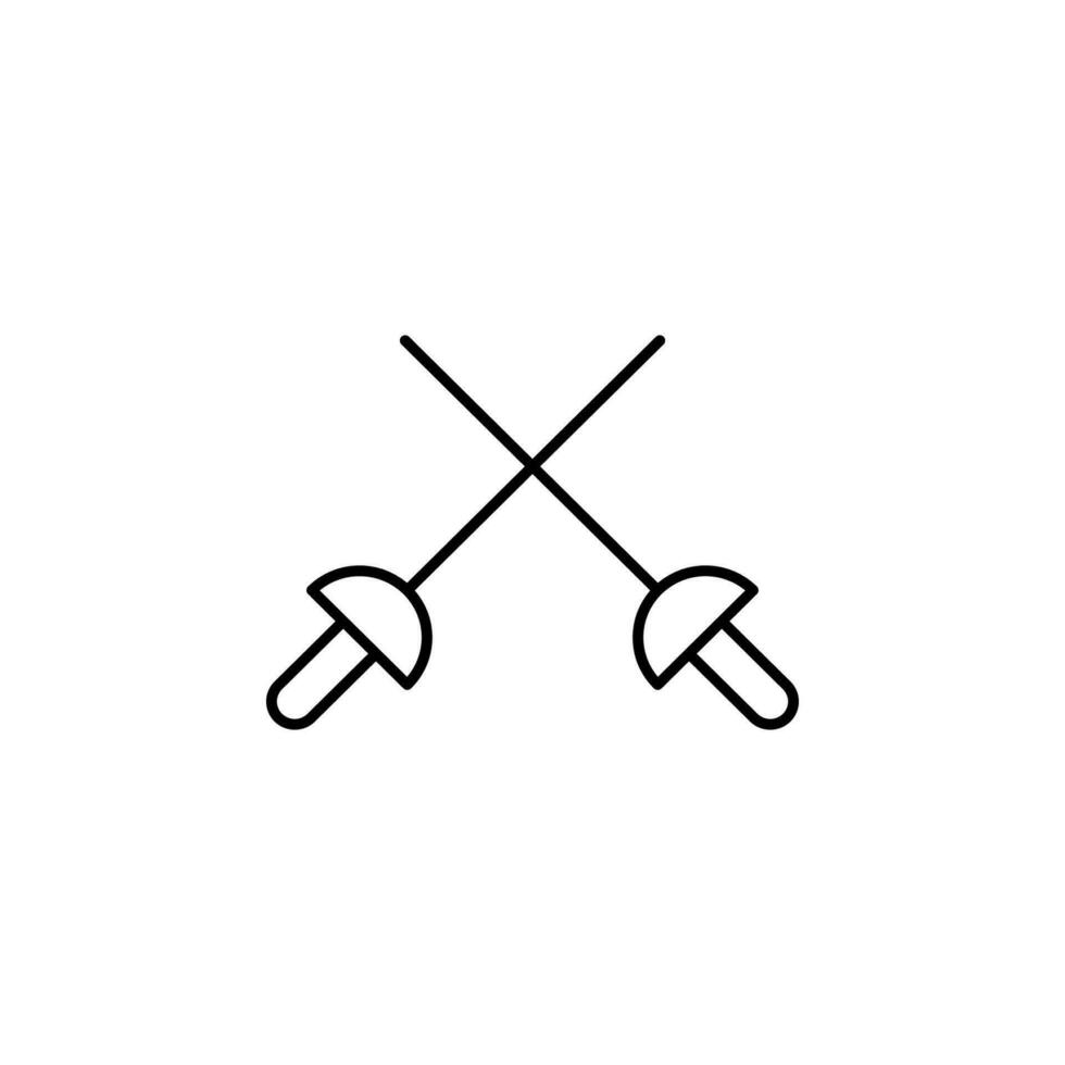 Sport, Schwerter Vektor Symbol