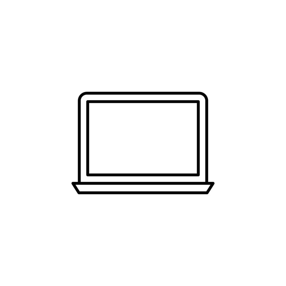 ein Laptop Vektor Symbol
