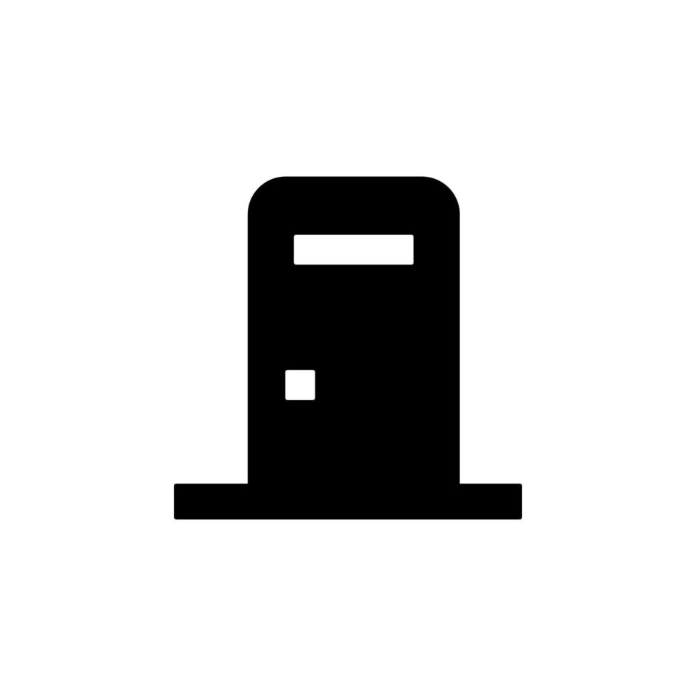 Tür Glyphe Vektor Symbol