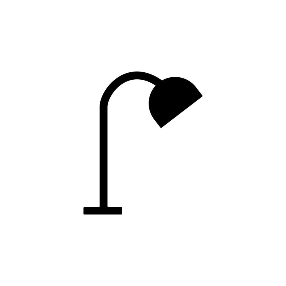 Tabelle Licht Glyphe Vektor Symbol