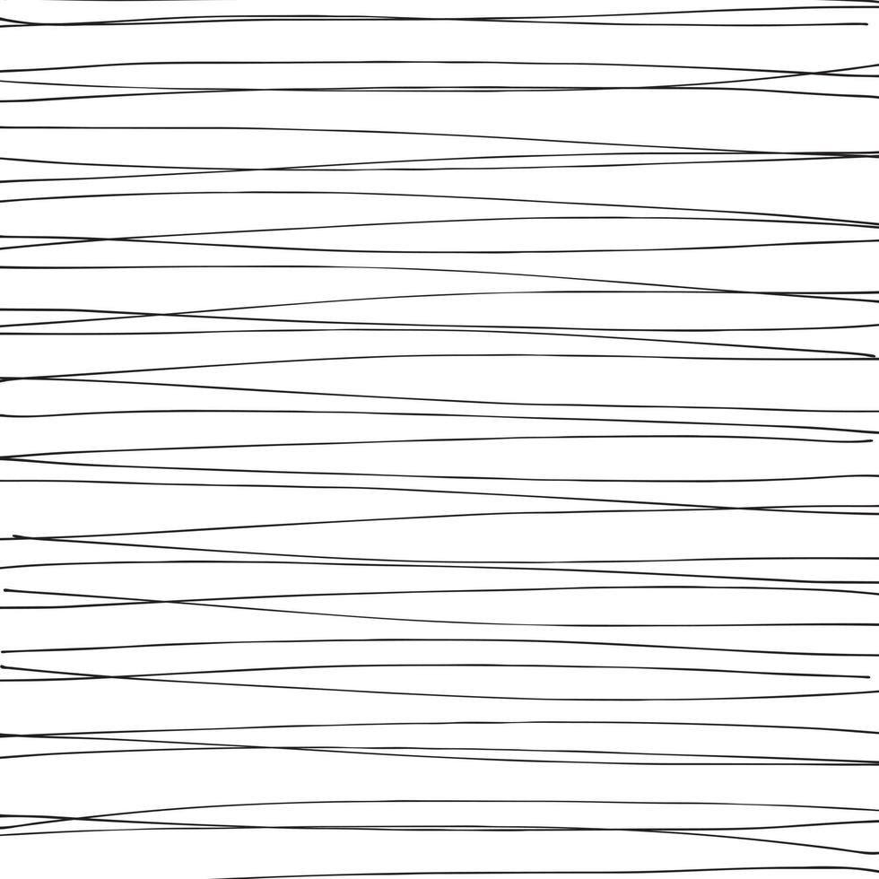 handritad abstrakt mönster med handritade linjer, streck. uppsättning vektor grunge borstar. vågig randig, vektor eps 10 illustration