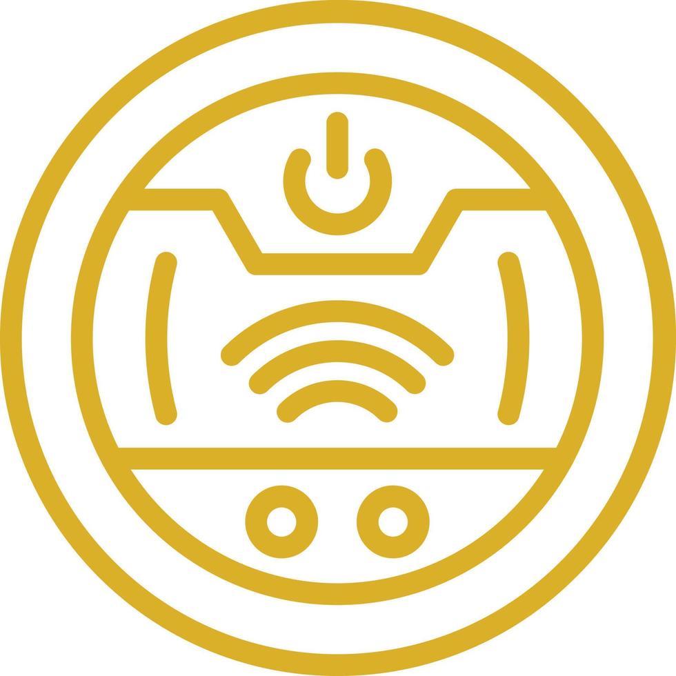 Roboter Vakuum Vektor Symbol Design