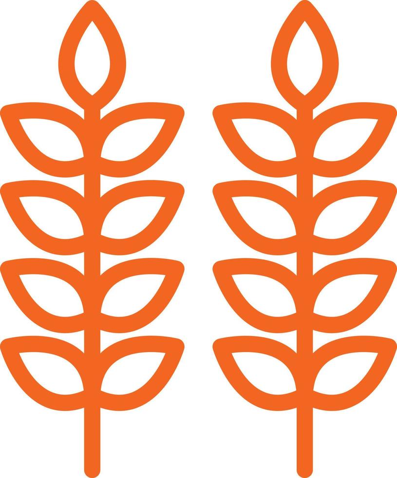 Weizen Plantage Vektor Symbol Design