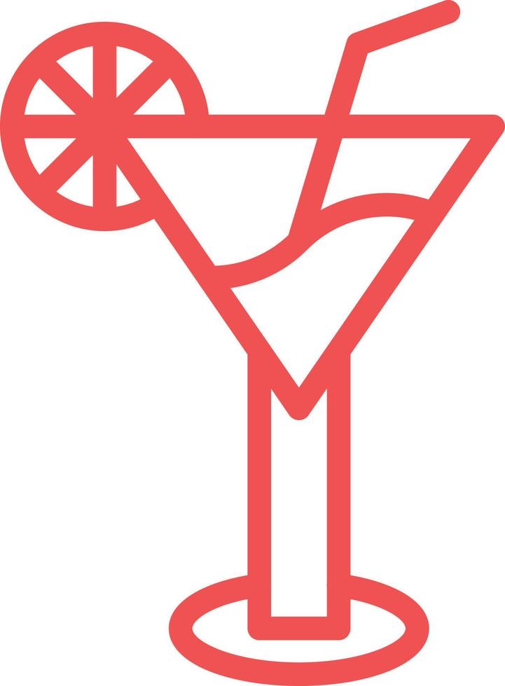 Cocktail-Vektor-Icon-Design vektor