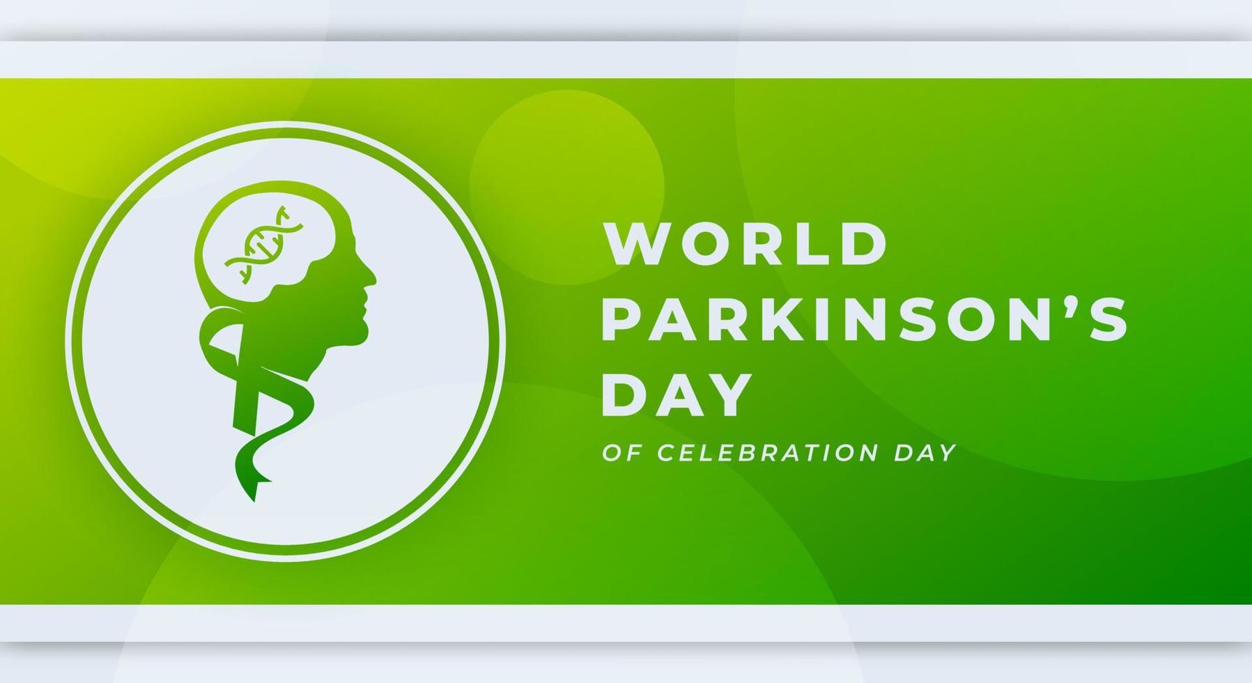 Welt Parkinson Krankheit Tag Feier Vektor Design Illustration zum Hintergrund, Poster, Banner, Werbung, Gruß Karte
