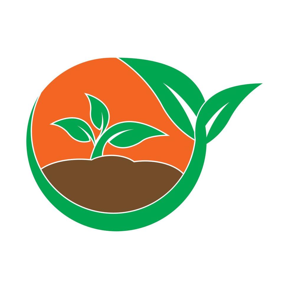 Landwirtschaft Logo Symbol Symbol, Vektor Illustration Design Vorlage
