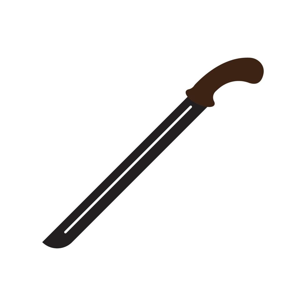 machete ikon symbol, illustration design mall vektor