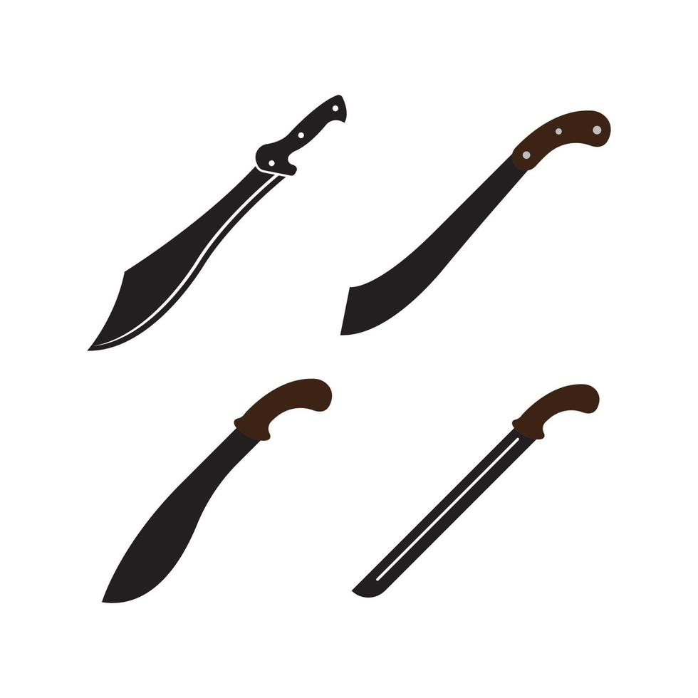 Machete Symbol Symbol, Illustration Design Vorlage vektor