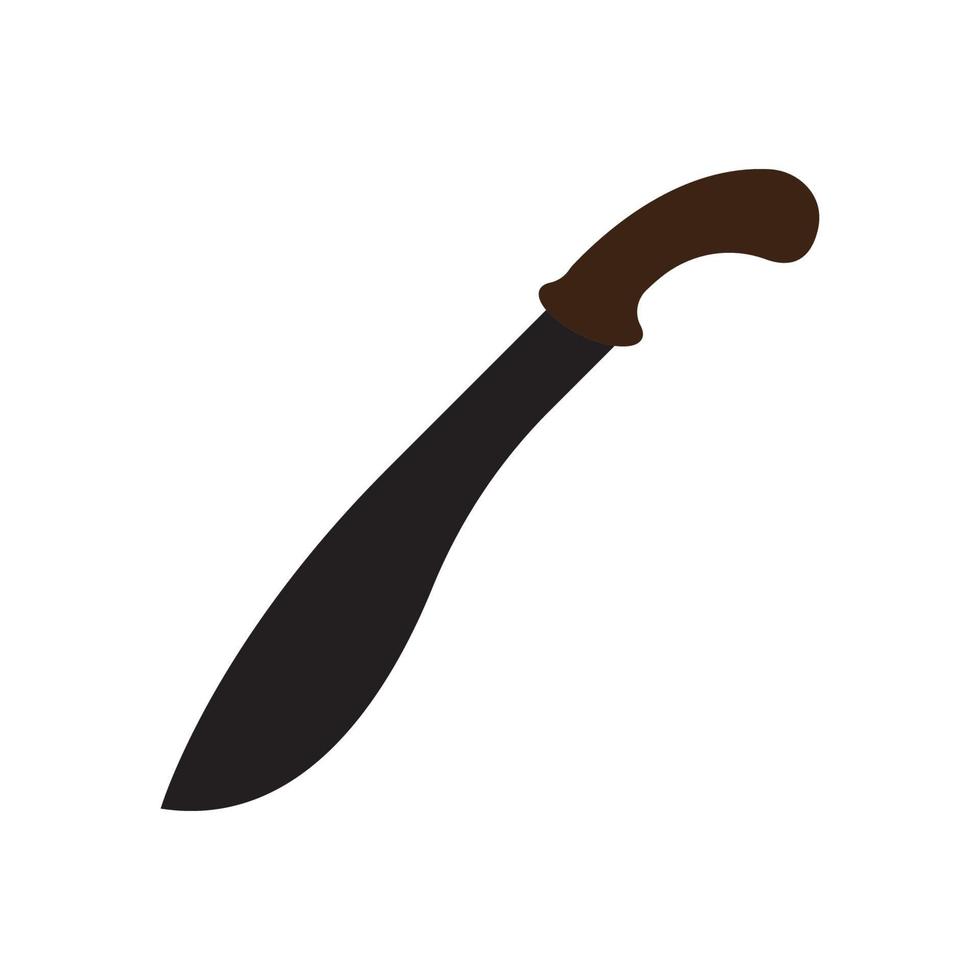 machete ikon symbol, illustration design mall vektor