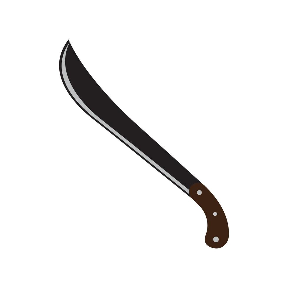 machete ikon symbol, illustration design mall vektor