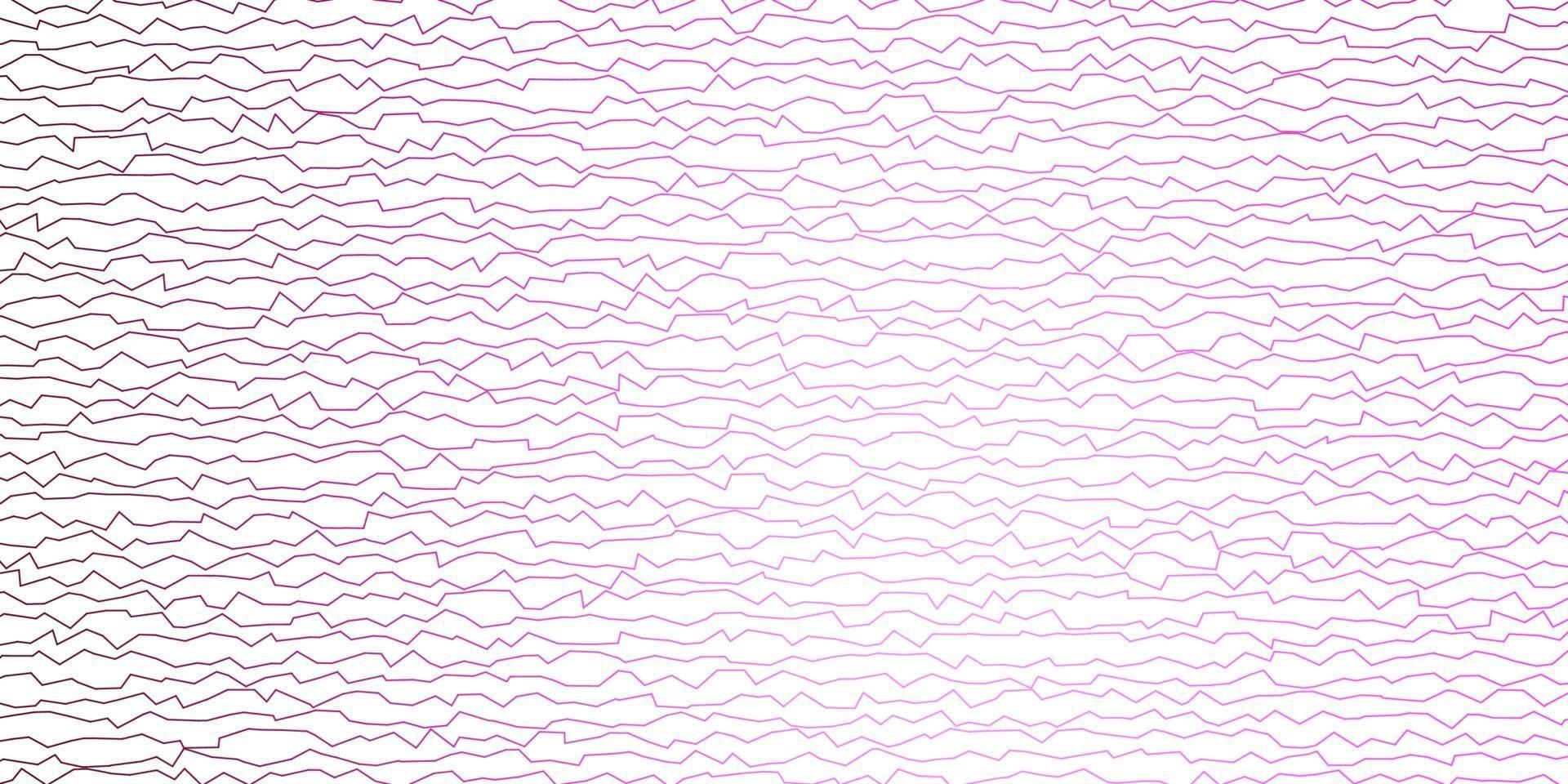 dunkelrosa Vektorhintergrund mit trockenen Linien. vektor