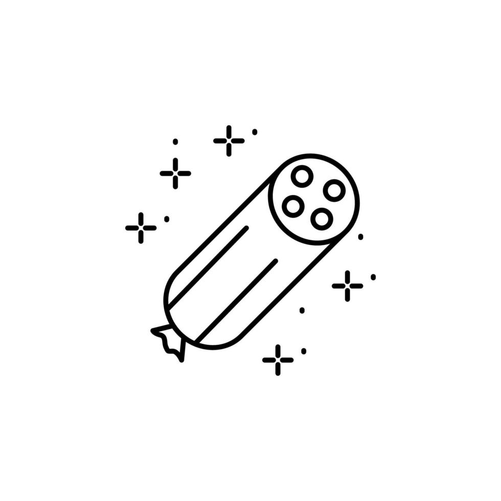 Salami, Essen Vektor Symbol