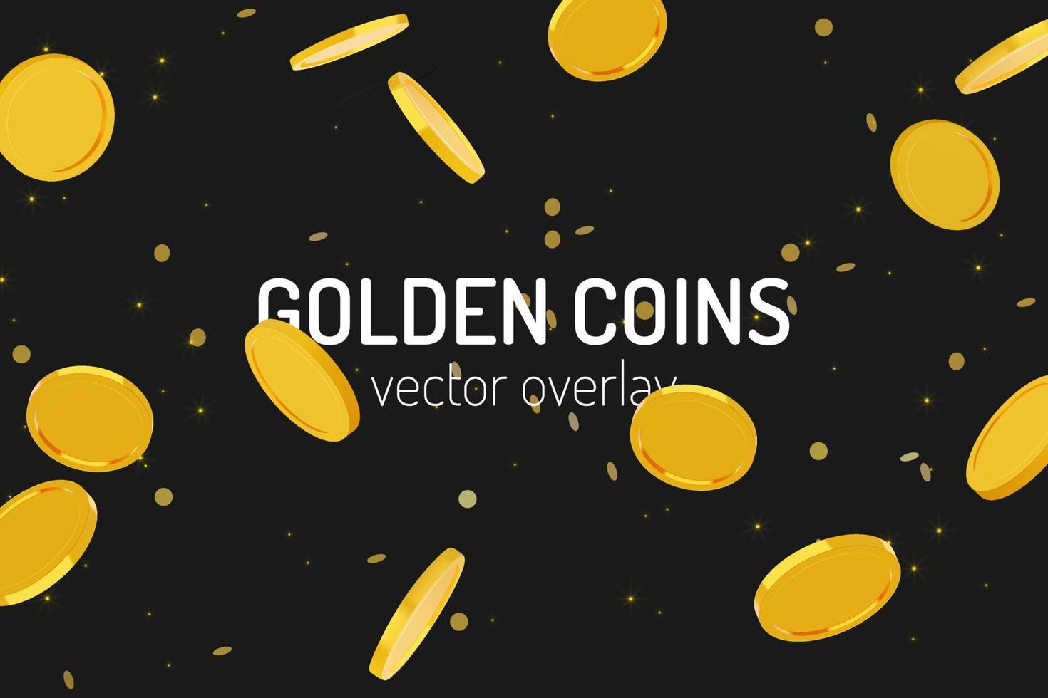 gyllene mynt faller illustration vektor