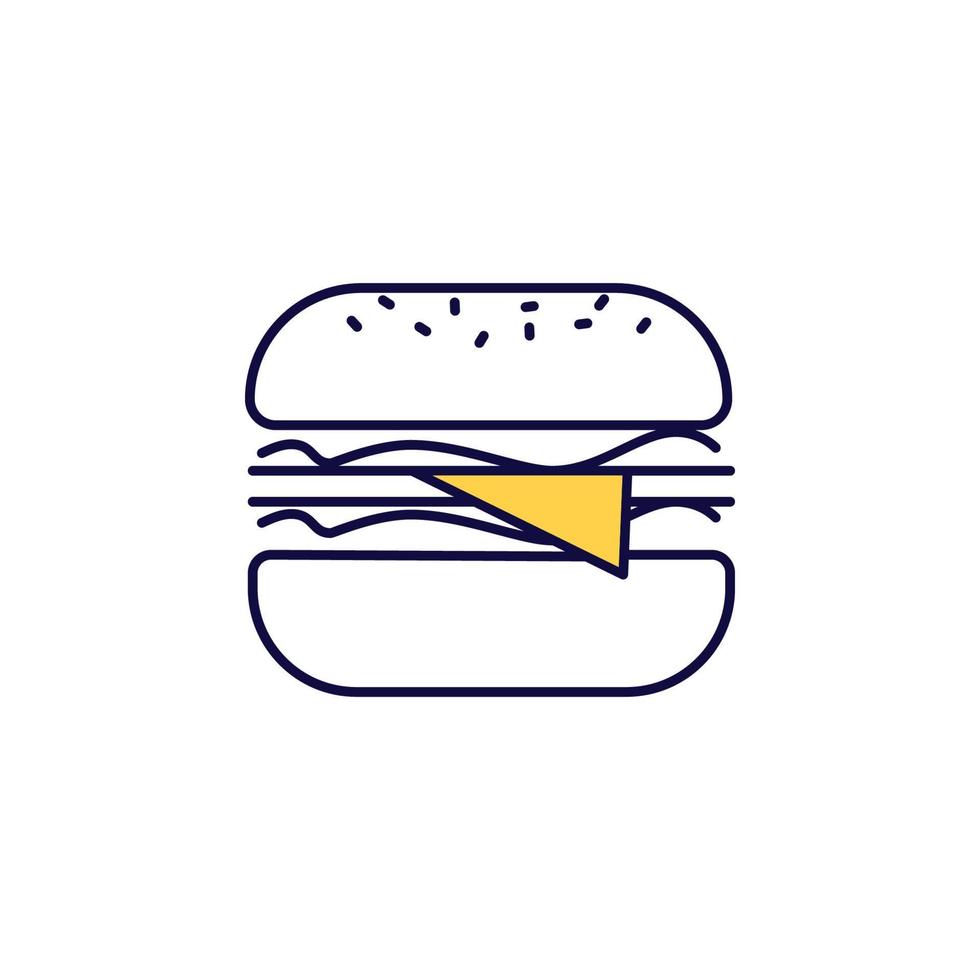 Cheeseburger Vektor Symbol