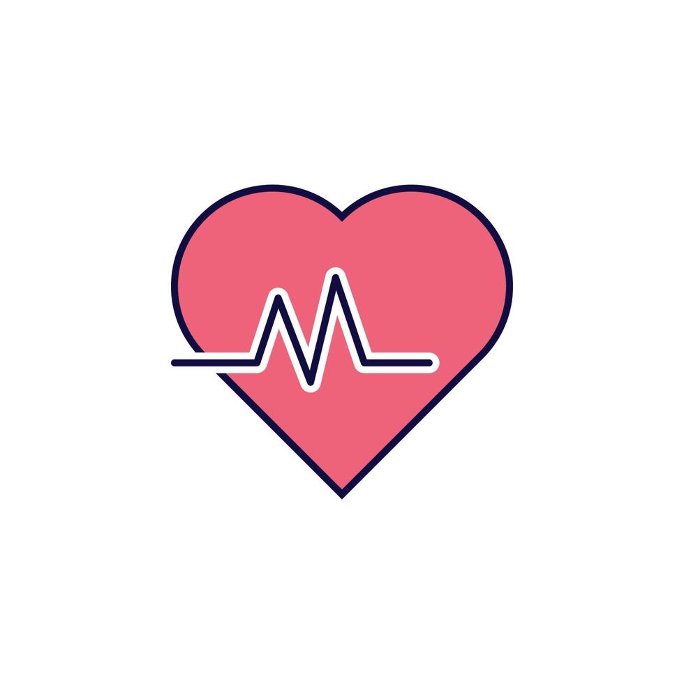 Herzklopfen Vektor Symbol