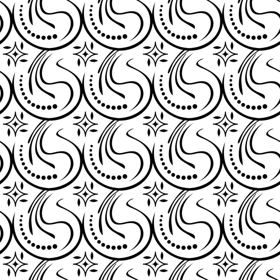 Kreise Welle und Kamm Familie Zeichen Textil- Design vektor