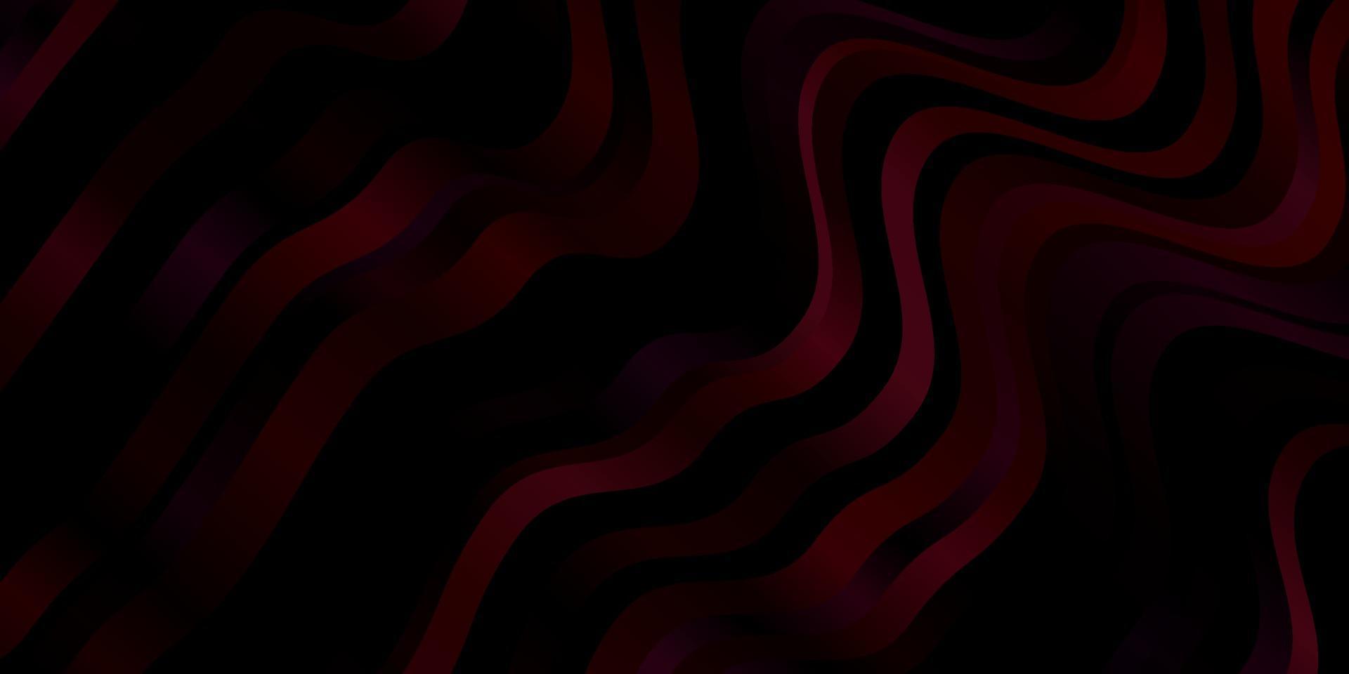mörk lila vektor mönster med linjer.