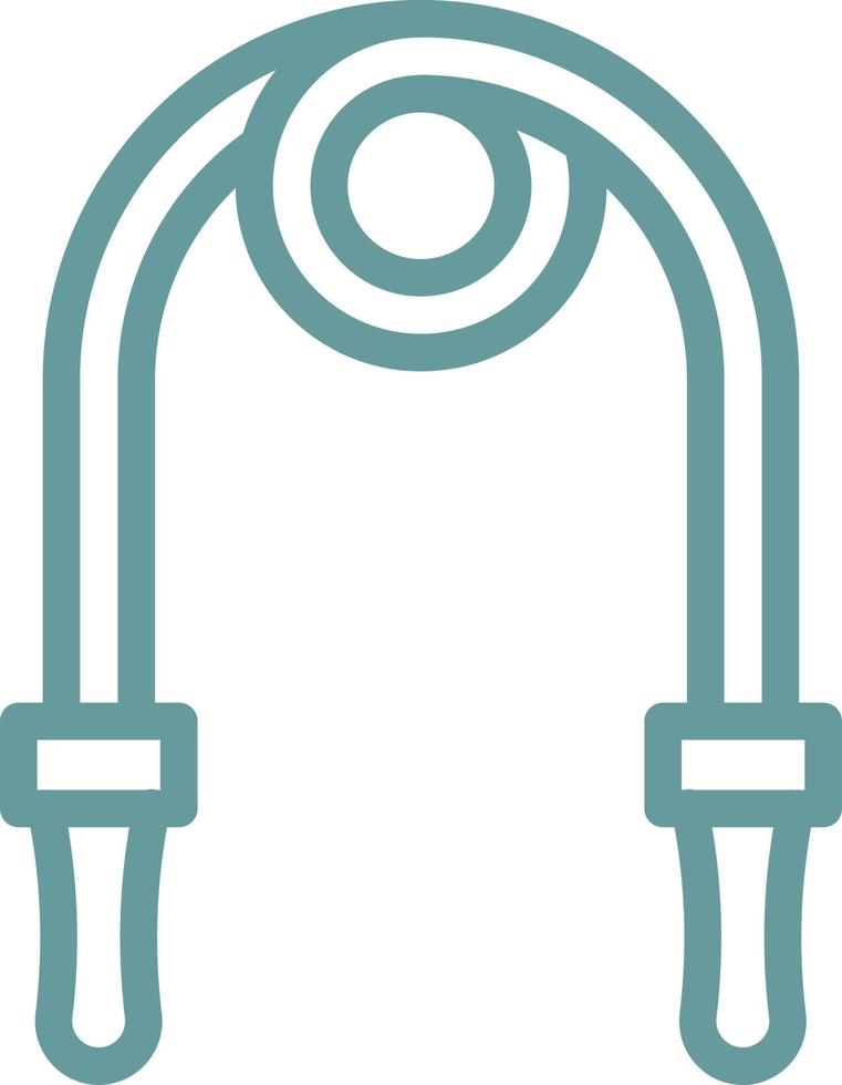 überspringen Seil Vektor Symbol Design