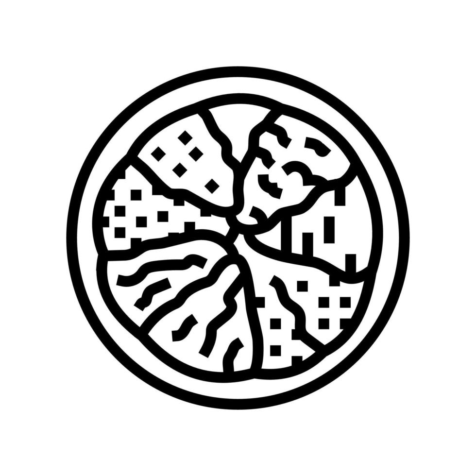 Würze Essen Kraut Linie Symbol Vektor Illustration