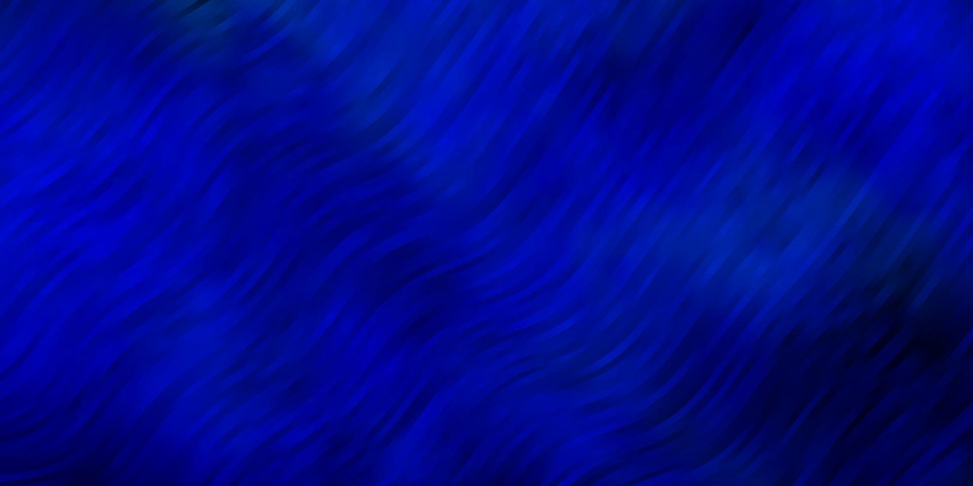 ljusblå vektor mönster med böjda linjer.