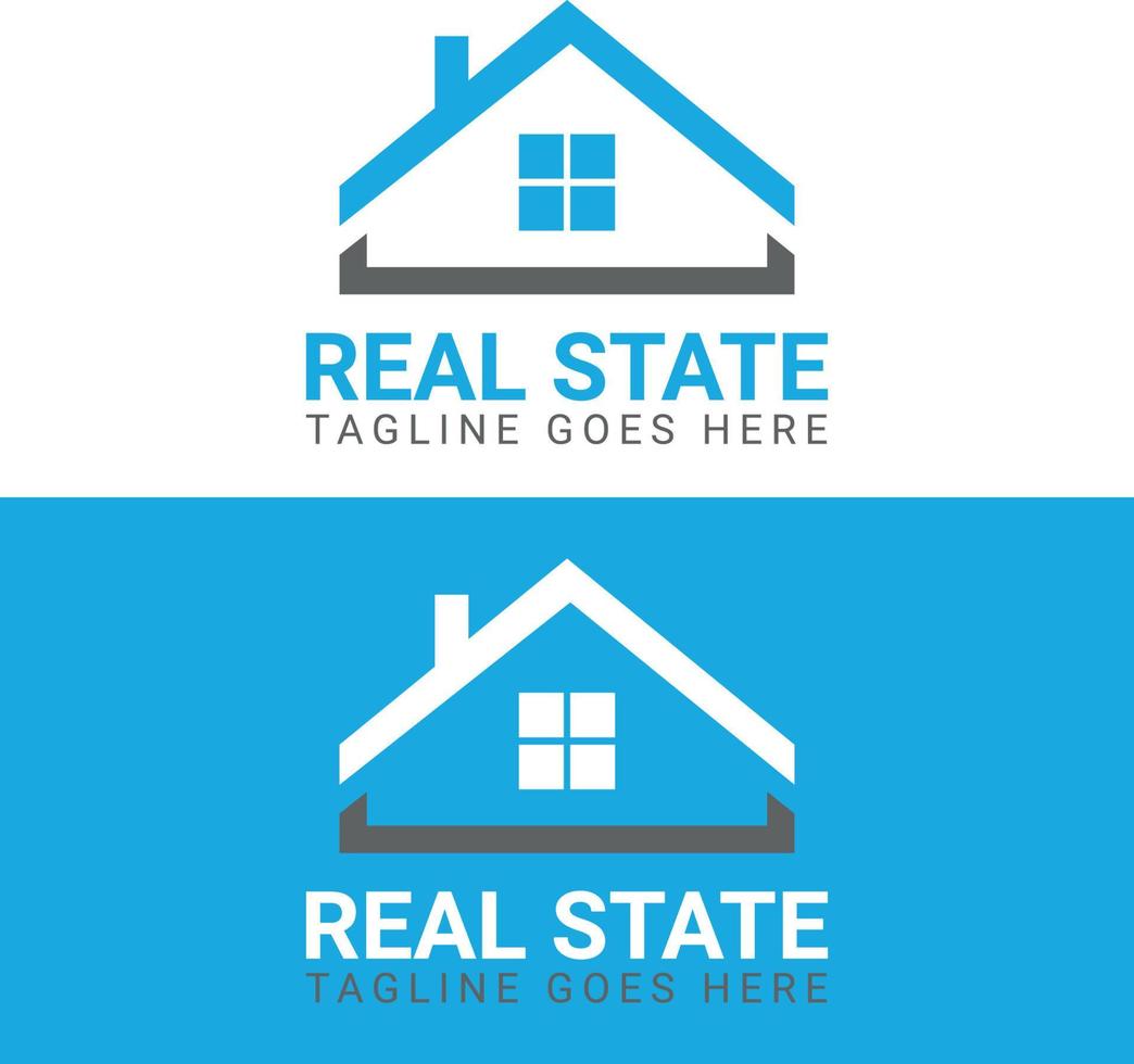 real state logo design vektor