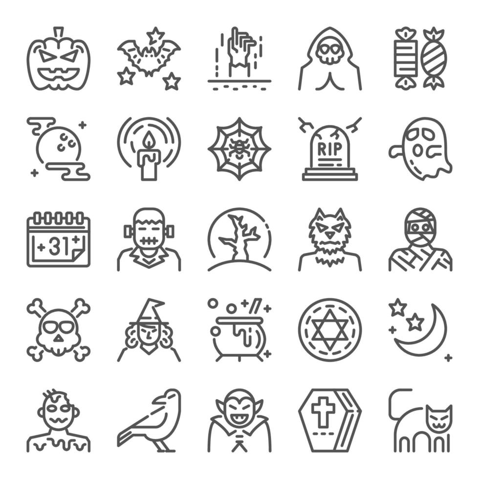 Halloween Icon Set vektor