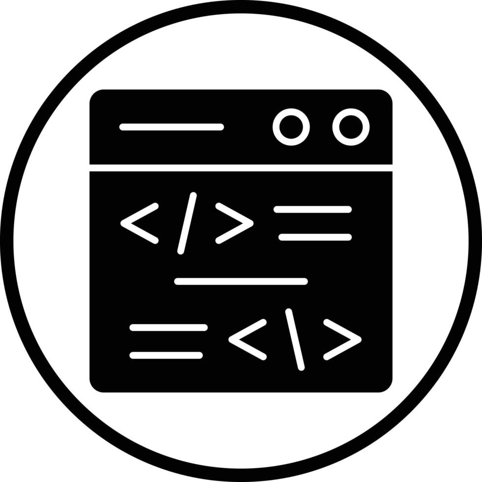 kodning vektor ikon design