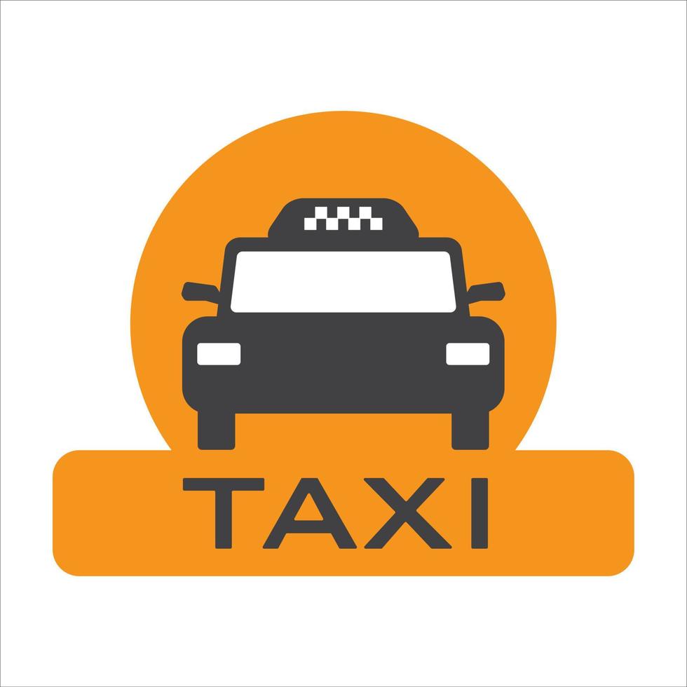 Taxi Symbol Vektor Illustration Symbol