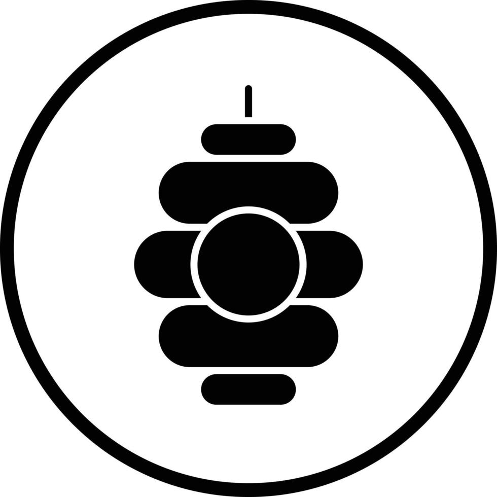 Bienenstock-Vektor-Icon-Design vektor