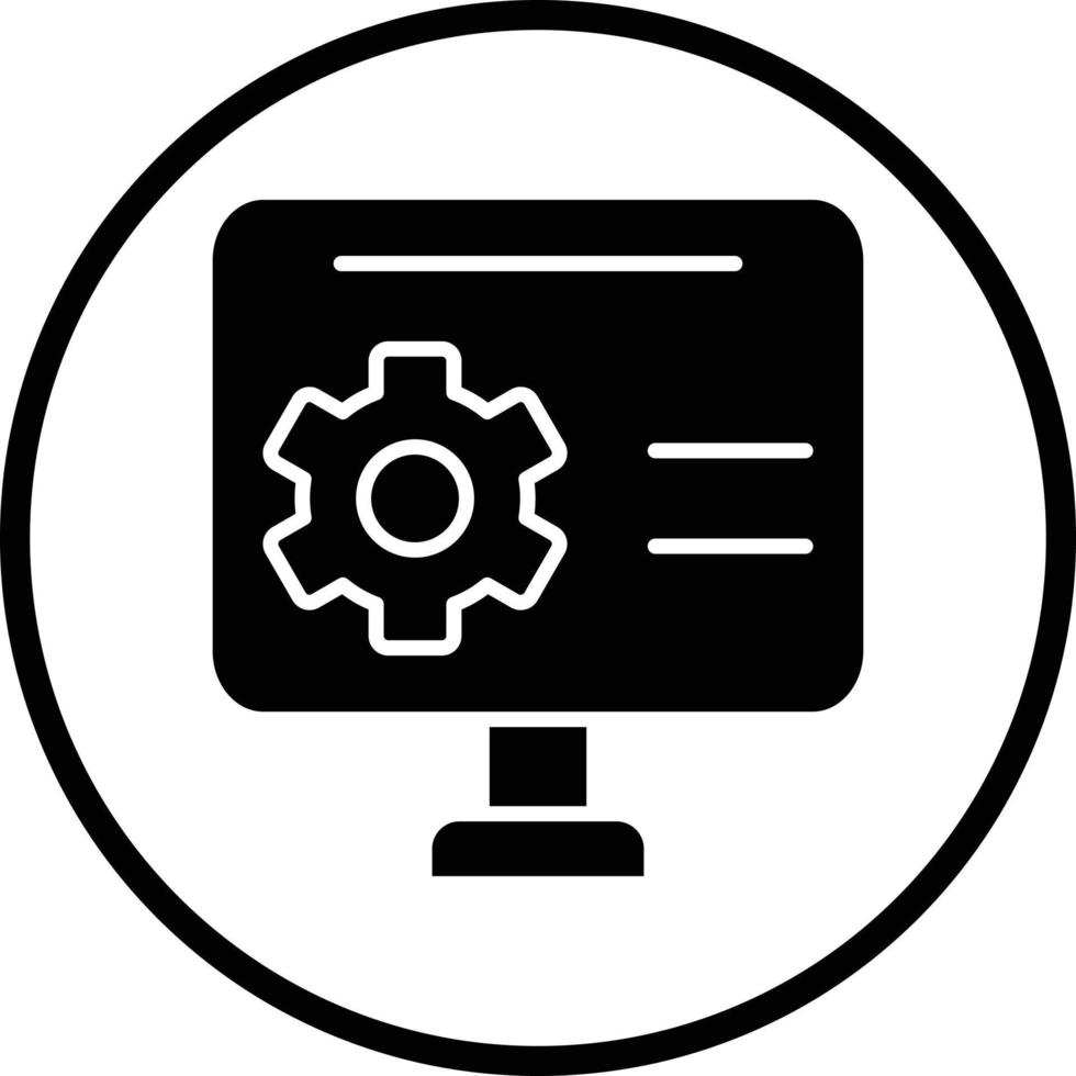 Software Entwicklung Vektor Symbol Design