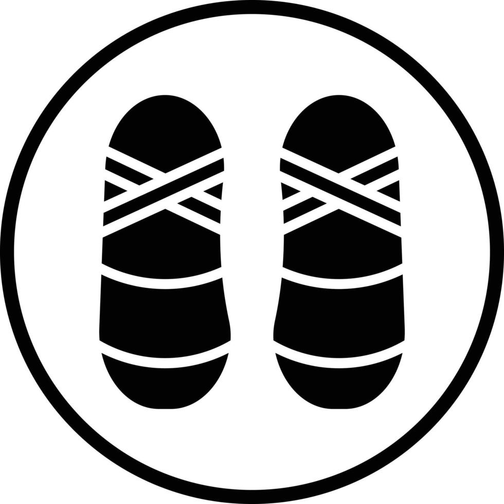Ballett Schuhe Vektor Symbol Design
