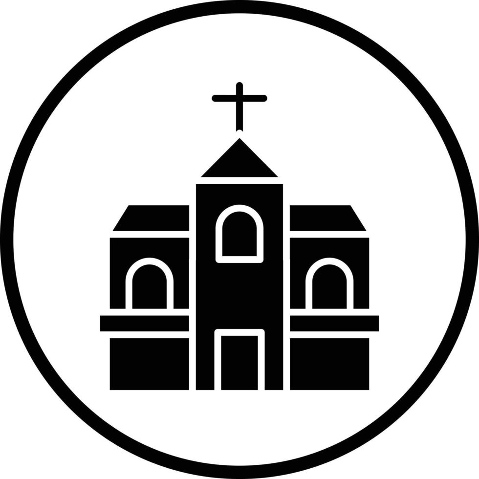 Kirche-Vektor-Icon-Design vektor