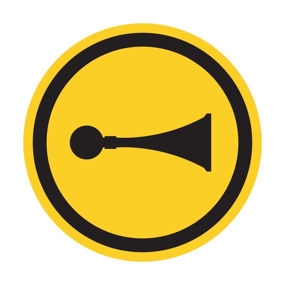 ppe icon.sound horn symbol sign isolieren auf weißem hintergrund, vektorillustration eps.10 vektor