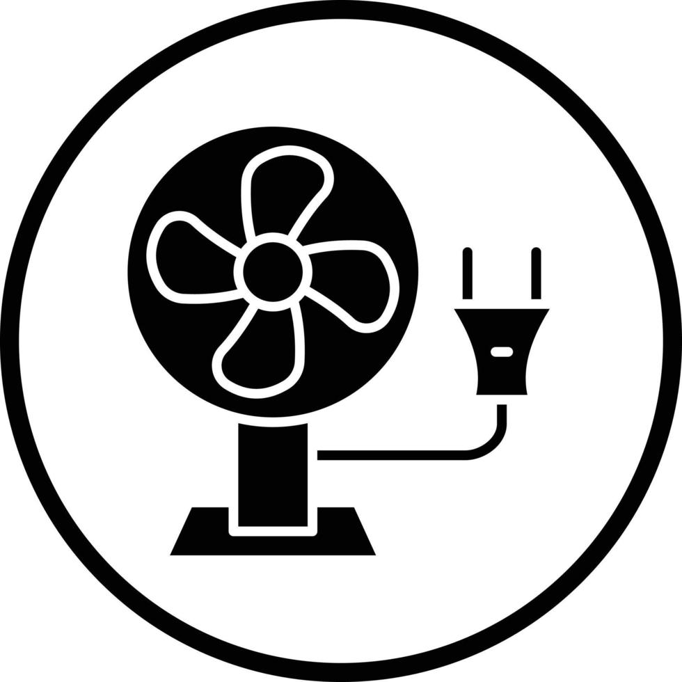 elektrisch Ventilator Vektor Symbol Design