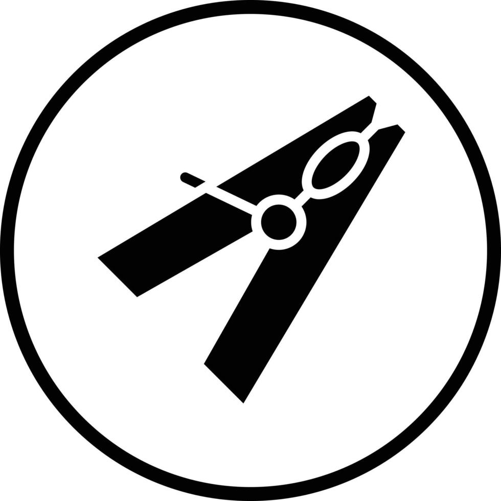 Kleider Stift Vektor Symbol Design