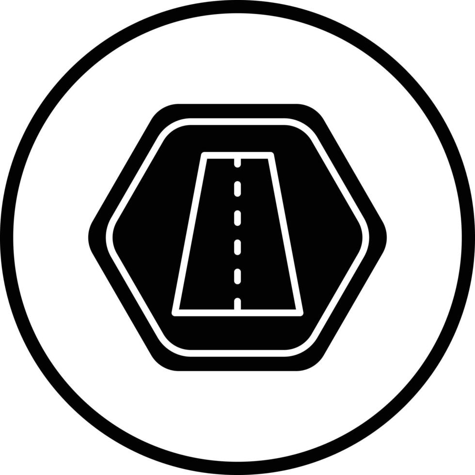 Fahrbahn Vektor Symbol Design