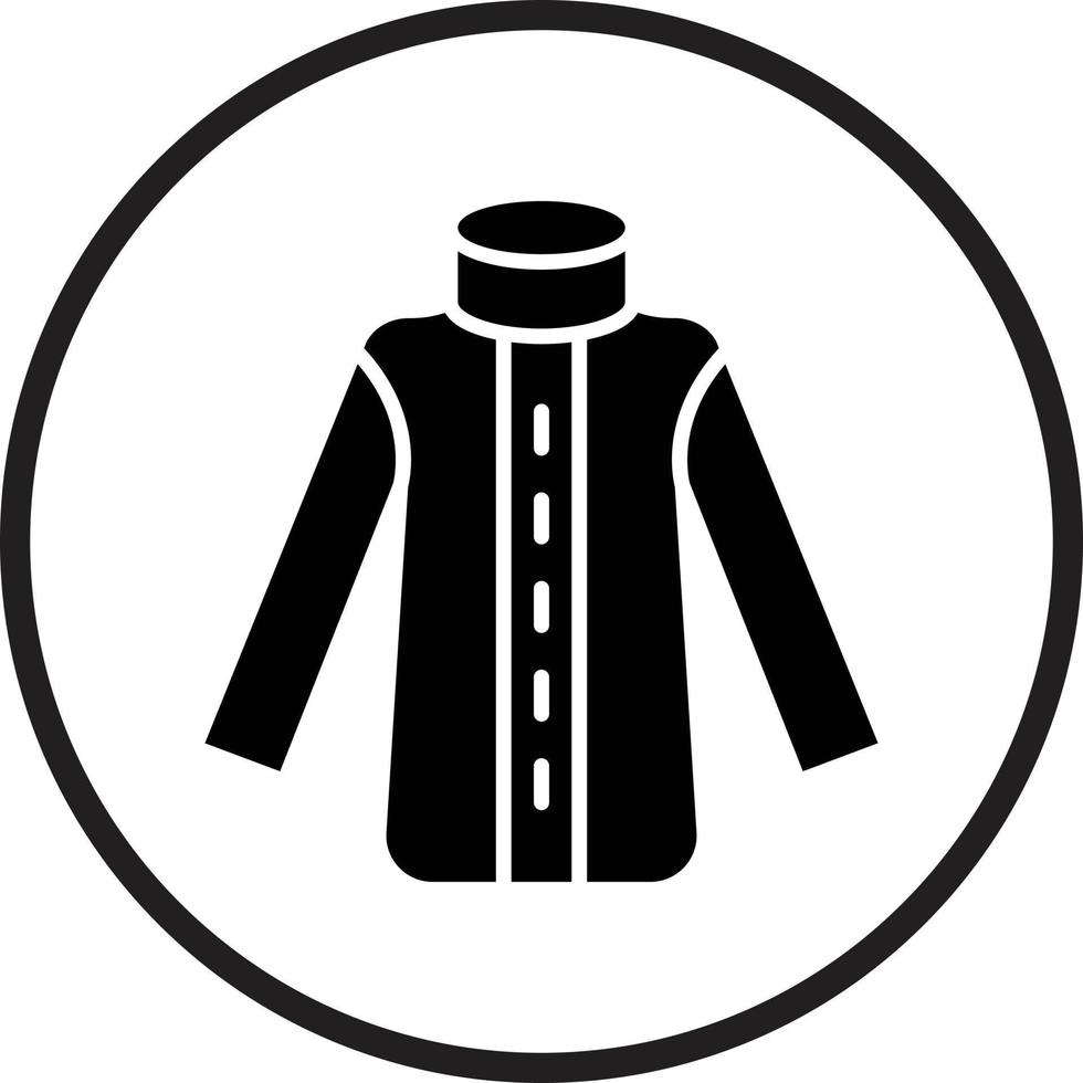 Winter Mantel Vektor Symbol Design