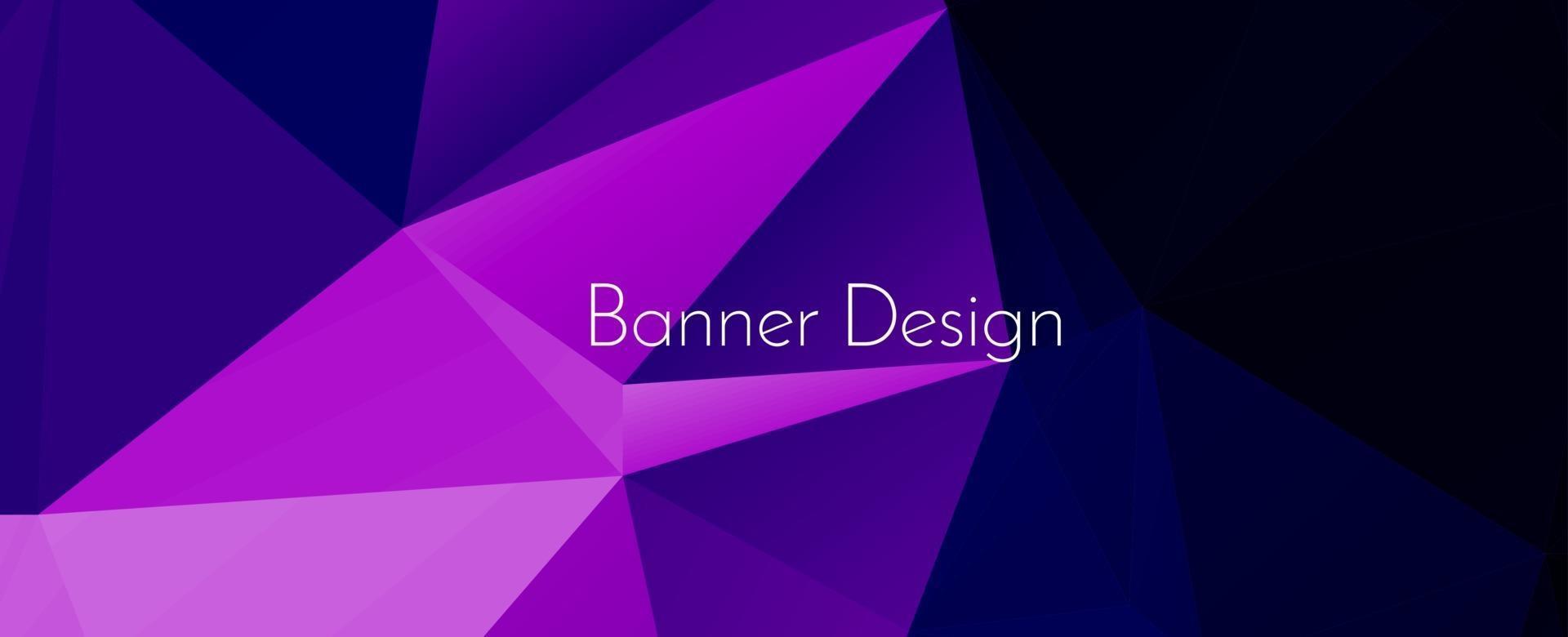 modern elegant abstrakt geometrisk elegant banner bakgrund vektor