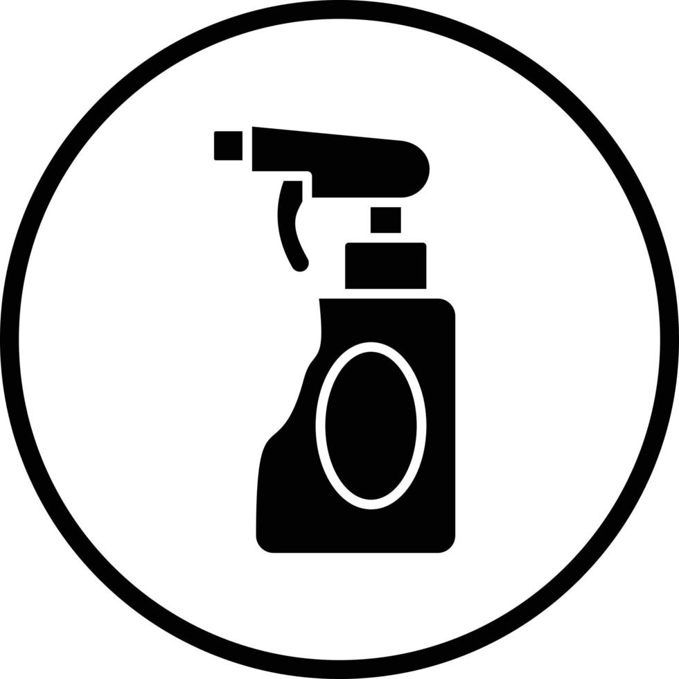 Reinigungsspray-Vektor-Icon-Design vektor