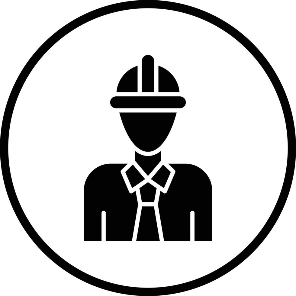 Vorarbeiter Vektor Symbol Design