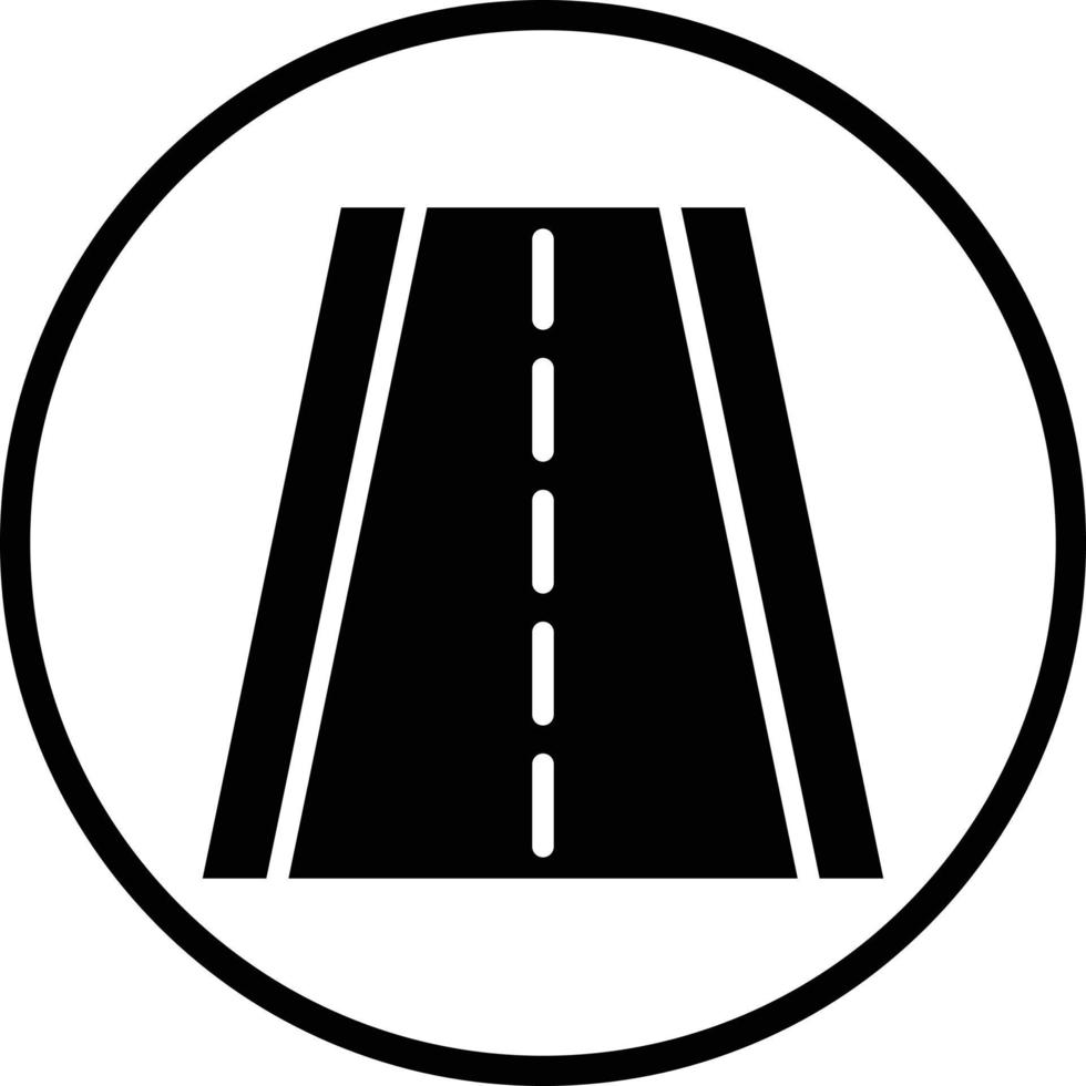 Autobahn-Vektor-Icon-Design vektor