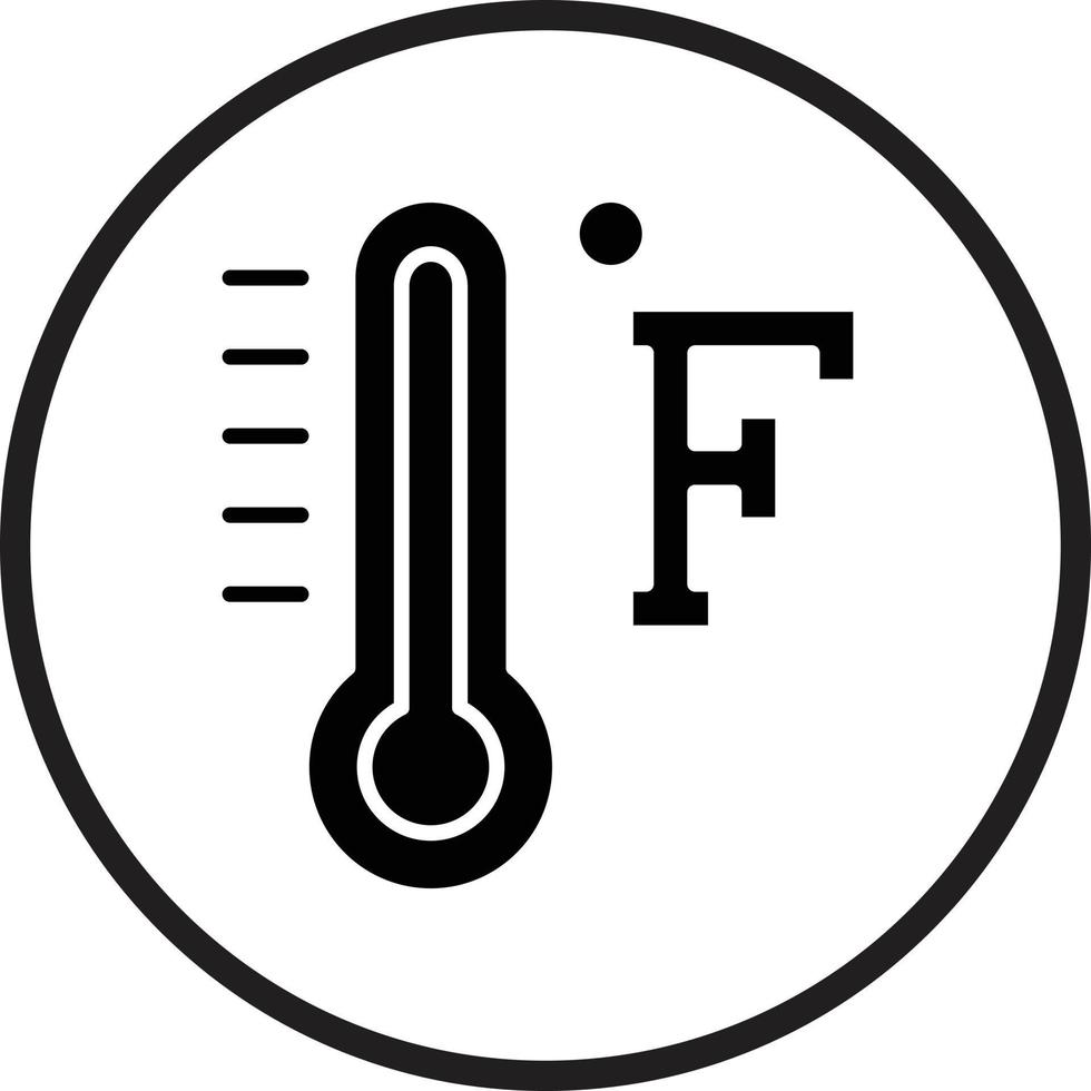 Fahrenheit Vektor Symbol Design