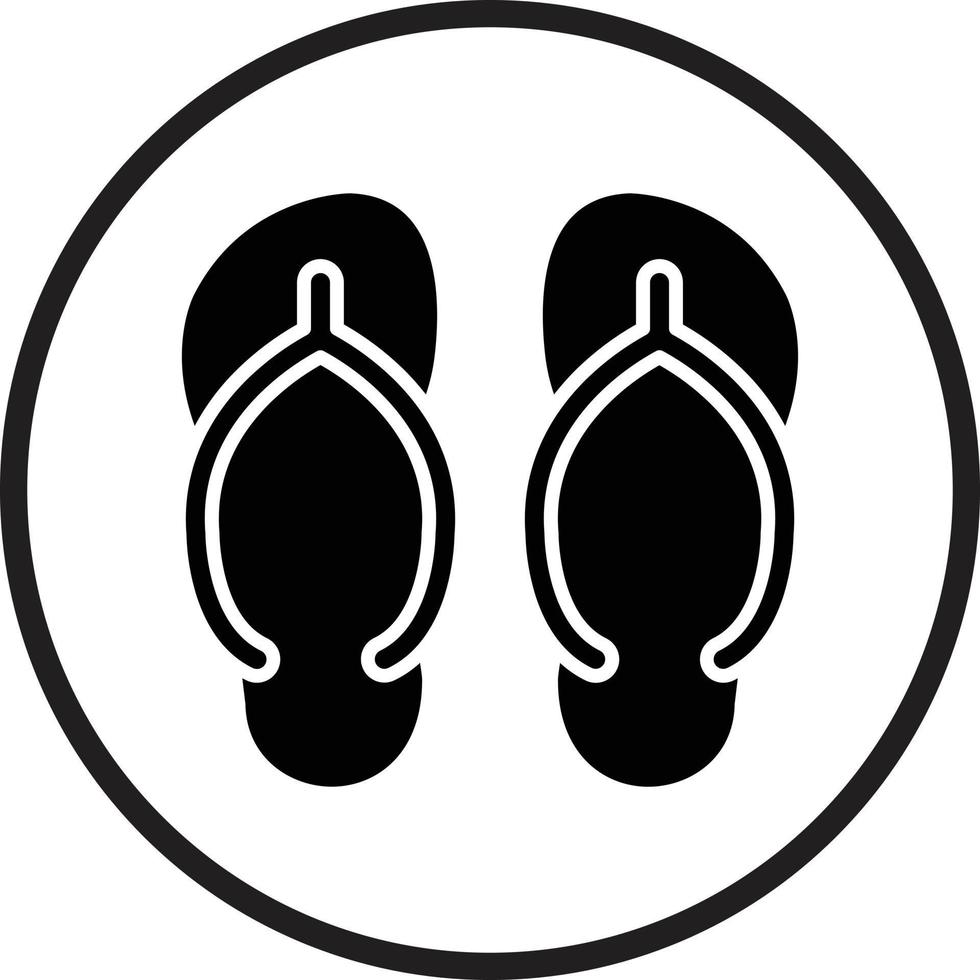 Flip Flops Vektor Symbol Design