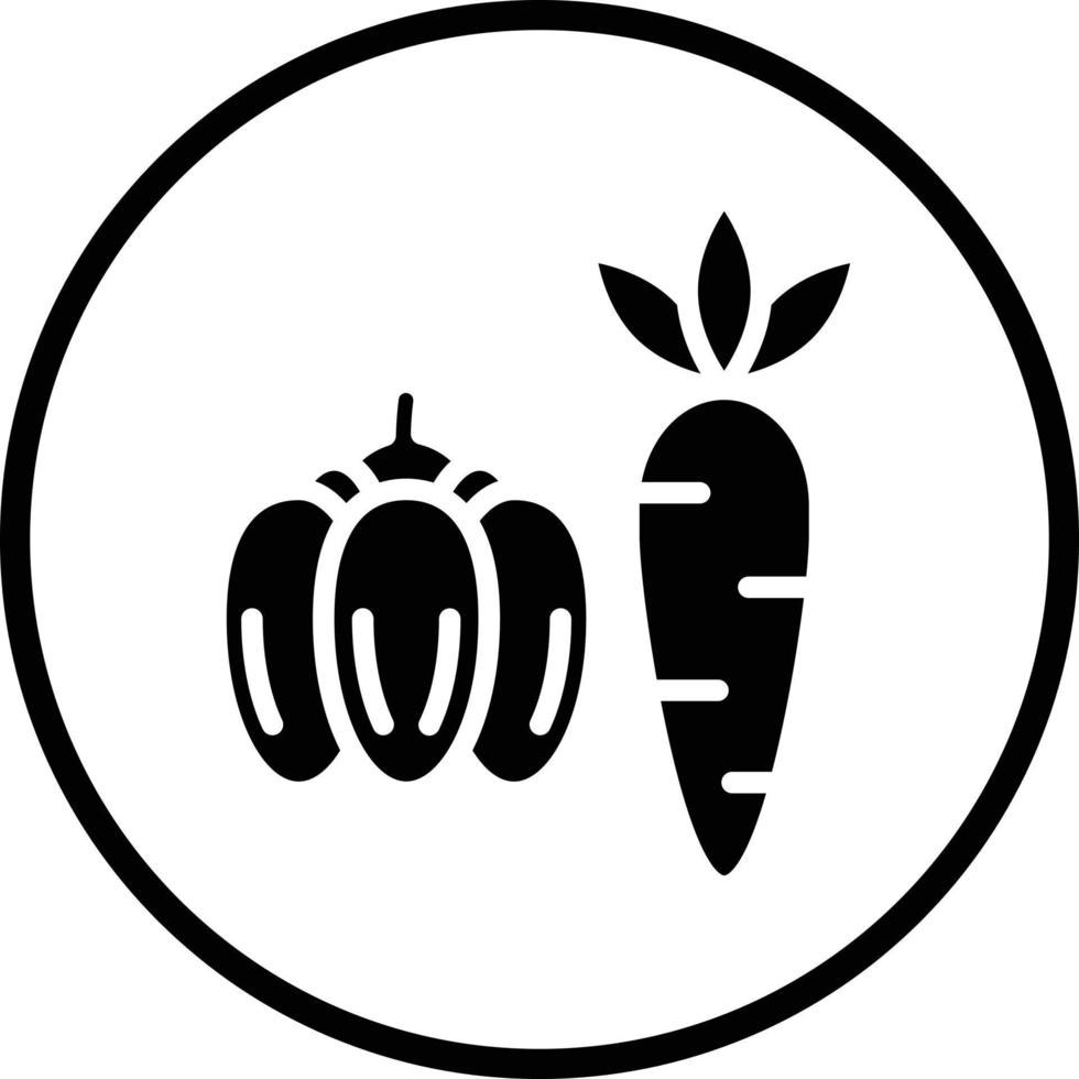 grönsaker vektor ikon design
