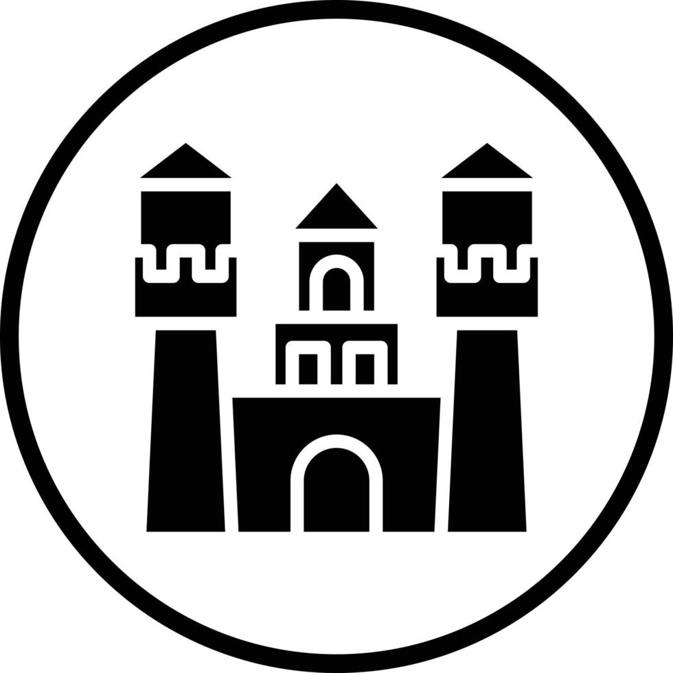 Schloss-Vektor-Icon-Design vektor