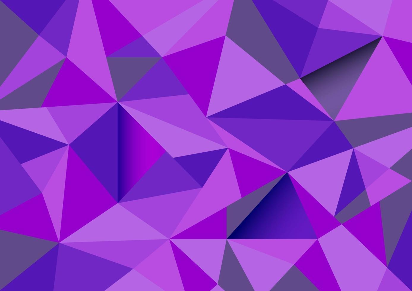 buntes abstraktes Polygon vektor
