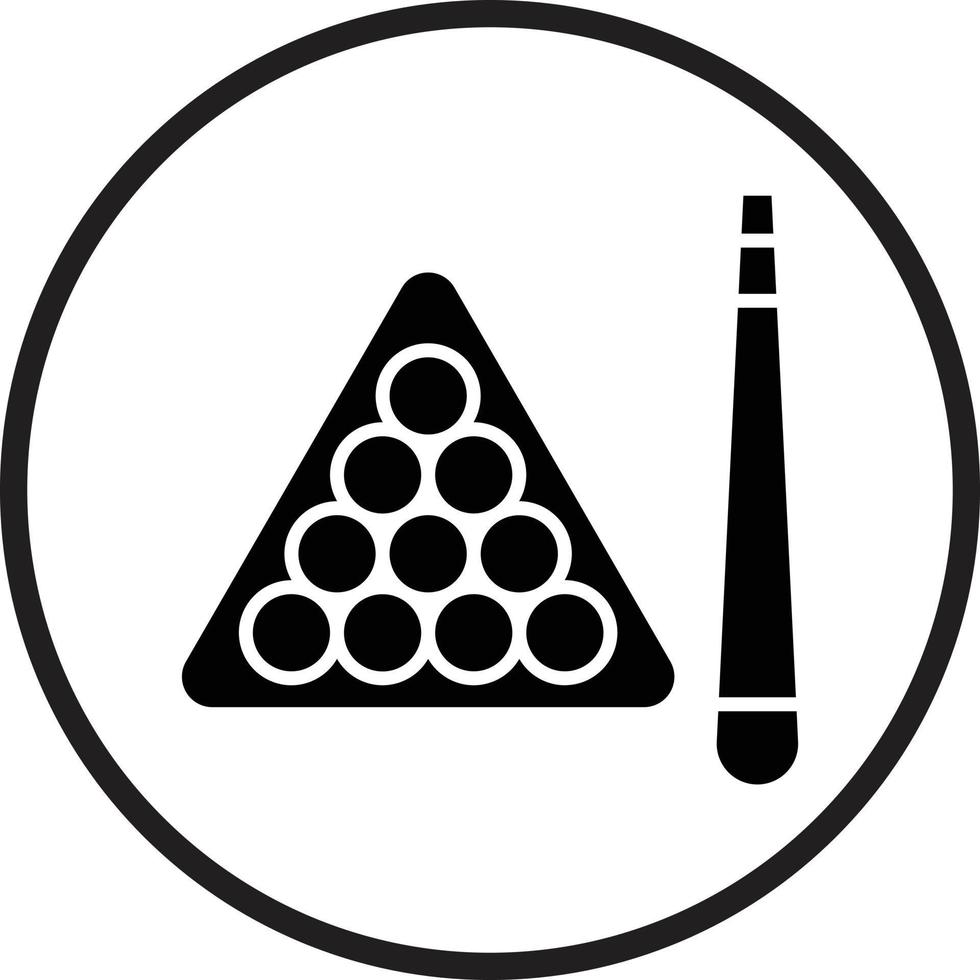 Billard Vektor Symbol Design